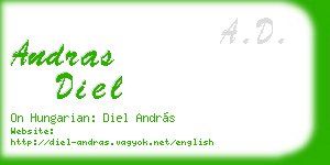 andras diel business card